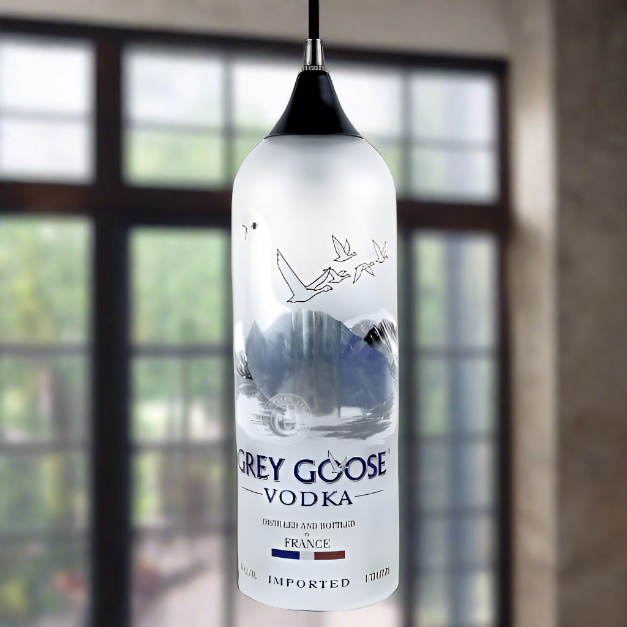 Grey Goose Vodka Bottle Pendant Light