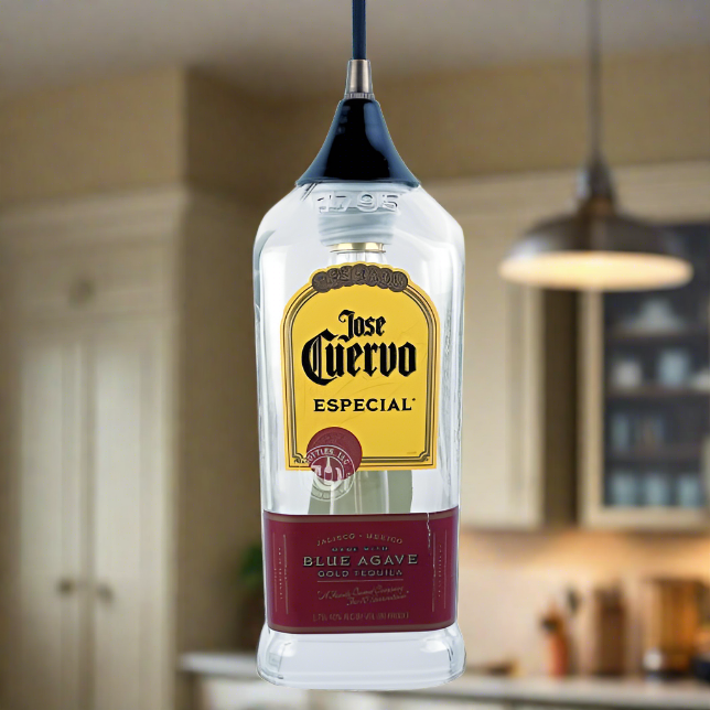 Jose Cuervo Tequila Bottle Pendant Light