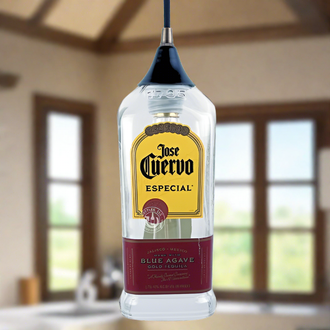 Jose Cuervo Tequila Bottle Pendant Light