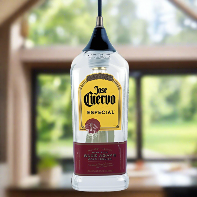 Jose Cuervo Tequila Bottle Pendant Light
