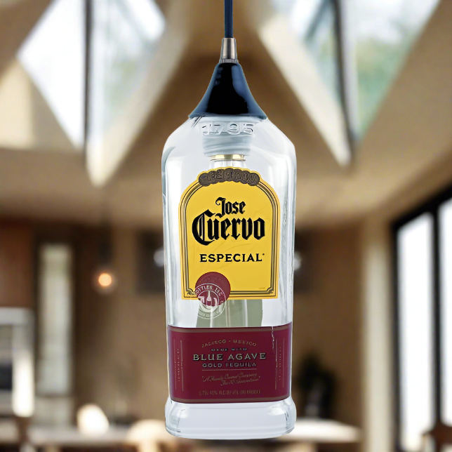 Jose Cuervo Tequila Bottle Pendant Light