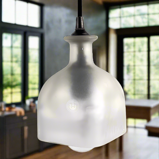 Patron Tequila Bottle Pendant Light - Frosted
