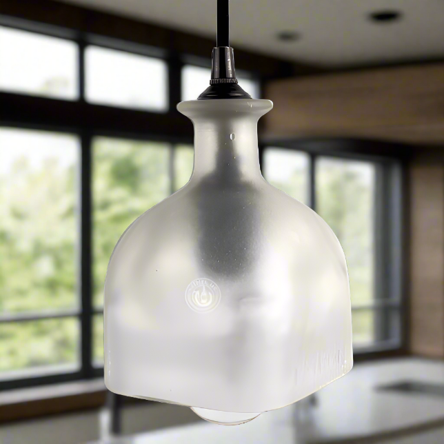Patron Tequila Bottle Pendant Light - Frosted