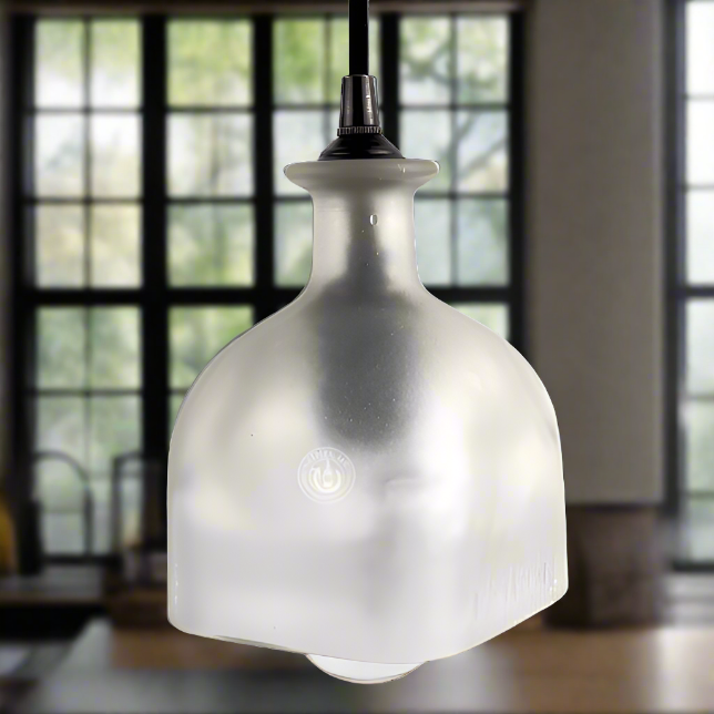 Patron Tequila Bottle Pendant Light - Frosted