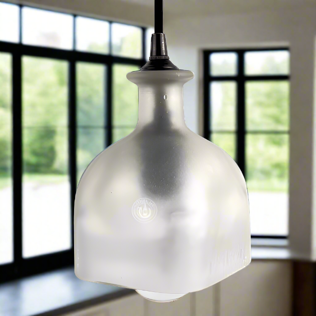 Patron Tequila Bottle Pendant Light - Frosted