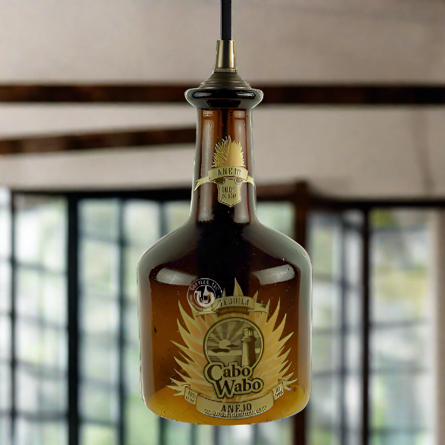 Cabo Wabo Tequila Bottle Pendant Light - Anejo