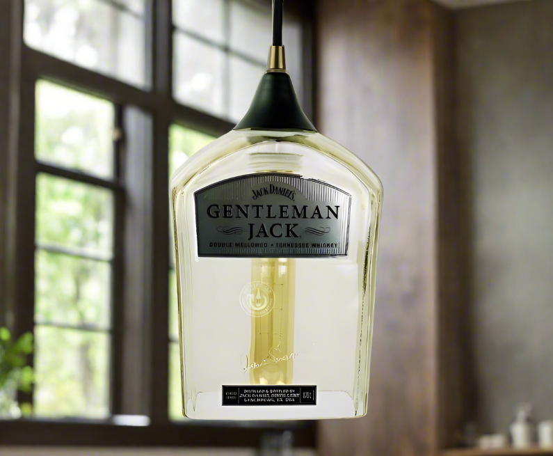 Jack Daniel's Whiskey Bottle Pendant Light - 1.75L GJ