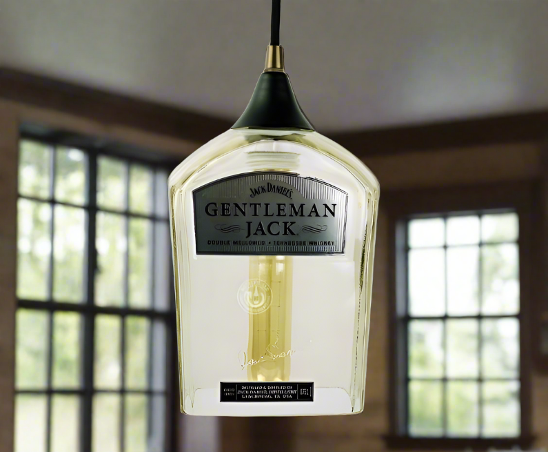 Jack Daniel's Whiskey Bottle Pendant Light - 1.75L GJ