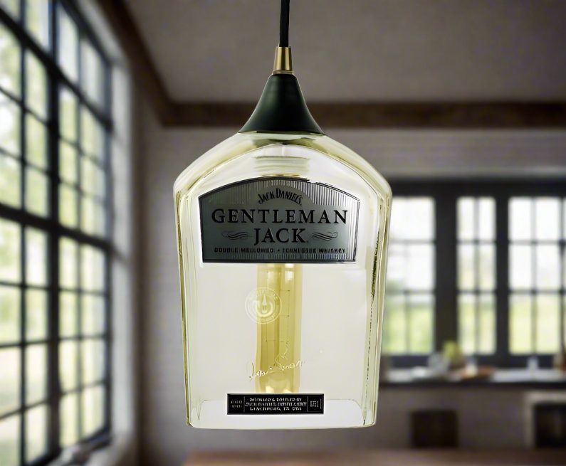 Jack Daniel's Whiskey Bottle Pendant Light - 1.75L GJ