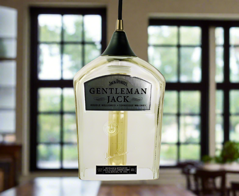 Jack Daniel's Whiskey Bottle Pendant Light - 1.75L GJ