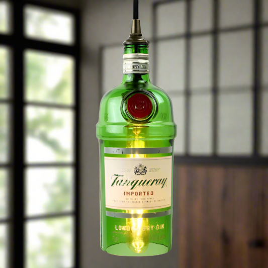 Tanqueray Gin Bottle Pendant Light