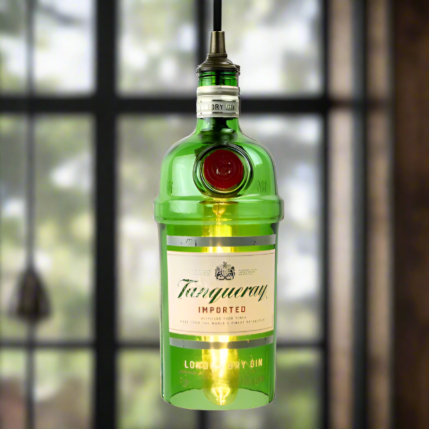 Tanqueray Gin Bottle Pendant Light