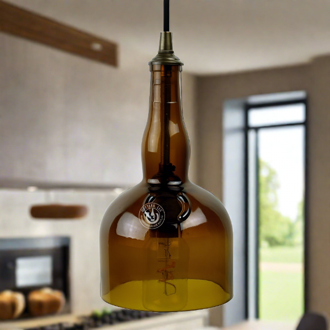 Grand Marnier Liqueur Bottle Pendant Light