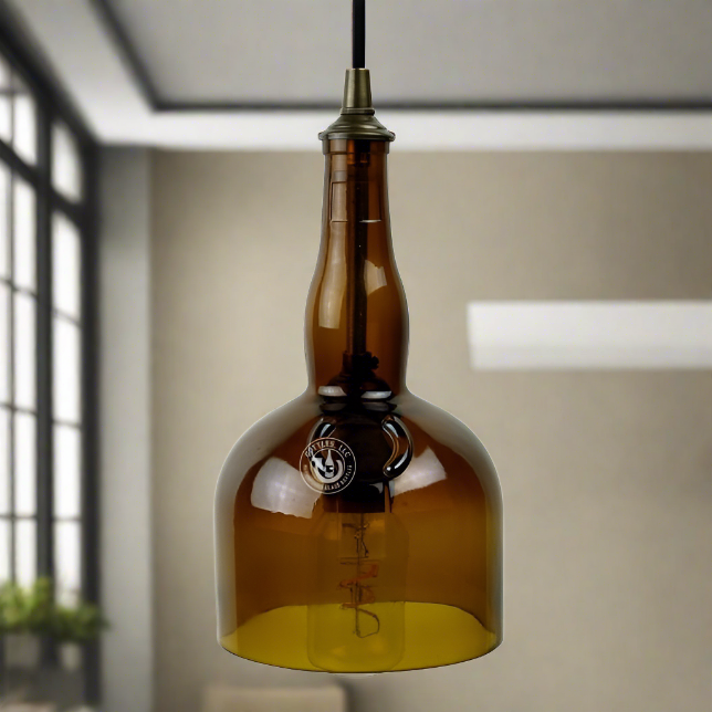 Grand Marnier Liqueur Bottle Pendant Light