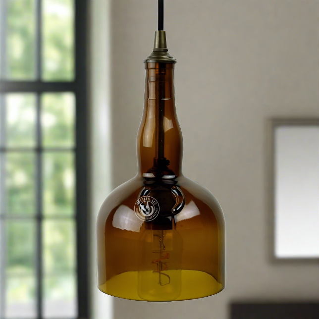 Grand Marnier Liqueur Bottle Pendant Light
