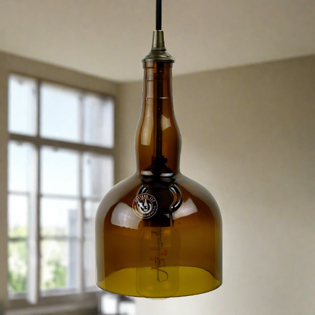 Grand Marnier Liqueur Bottle Pendant Light