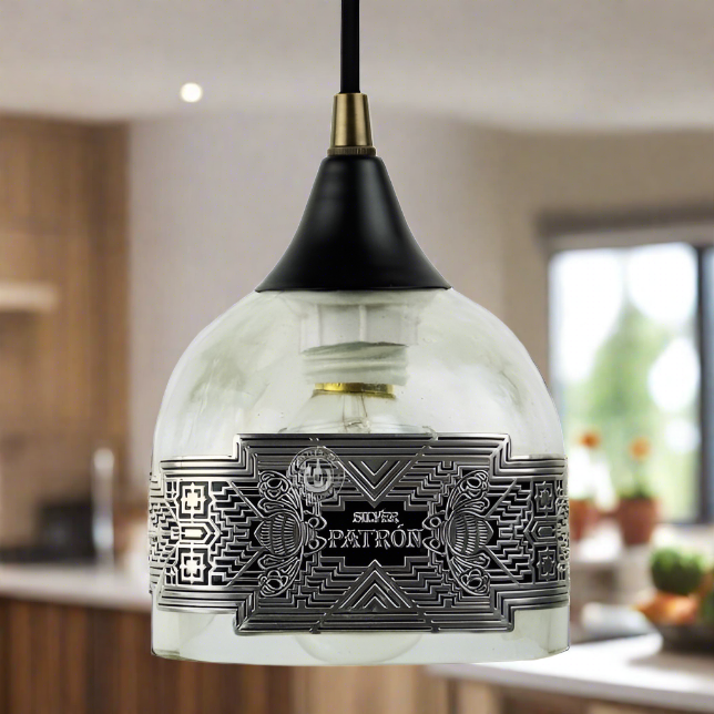 Patron Tequila 2016 Limited Edition Bottle Pendant Light