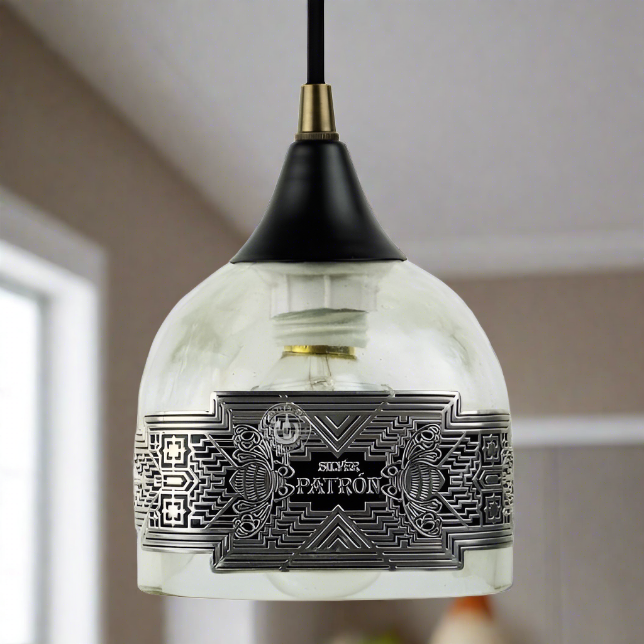 Patron Tequila 2016 Limited Edition Bottle Pendant Light