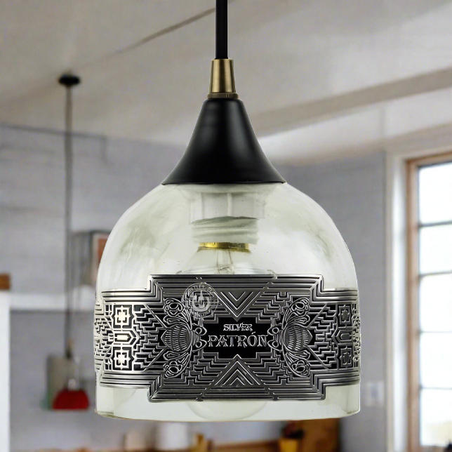 Patron Tequila 2016 Limited Edition Bottle Pendant Light