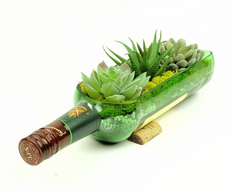 Jameson Irish Whiskey Bottle Planter