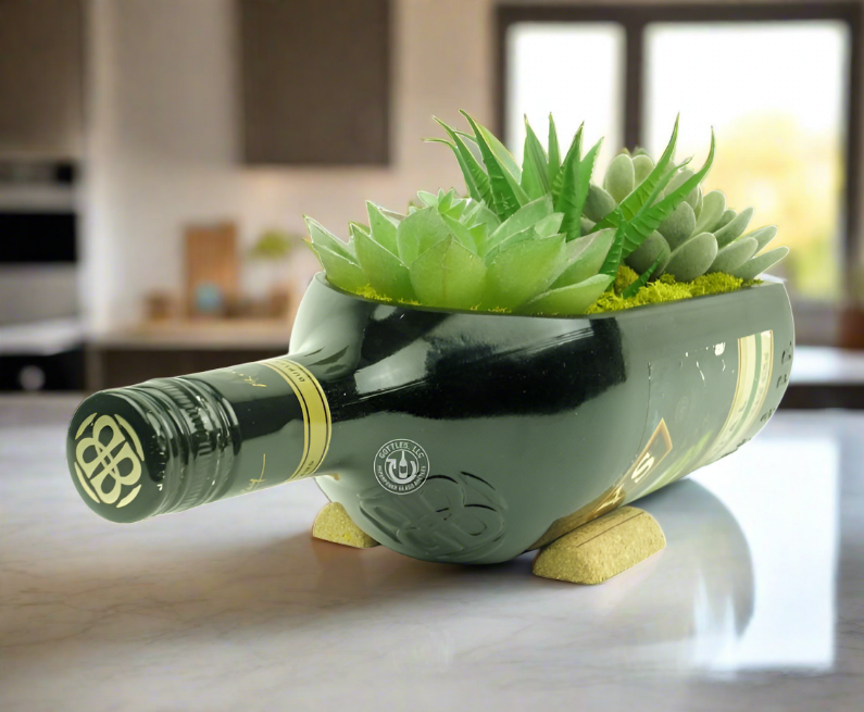 Baileys Irish Cream Bottle Planter