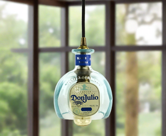 Don Julio Blanco Tequila Bottle Pendant Light