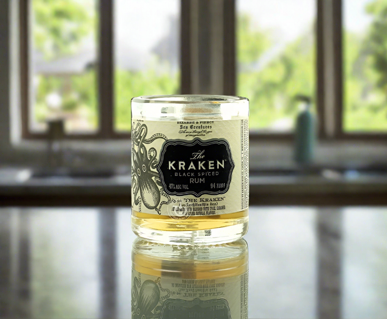 The Kraken Rum Bottle Shot Glass