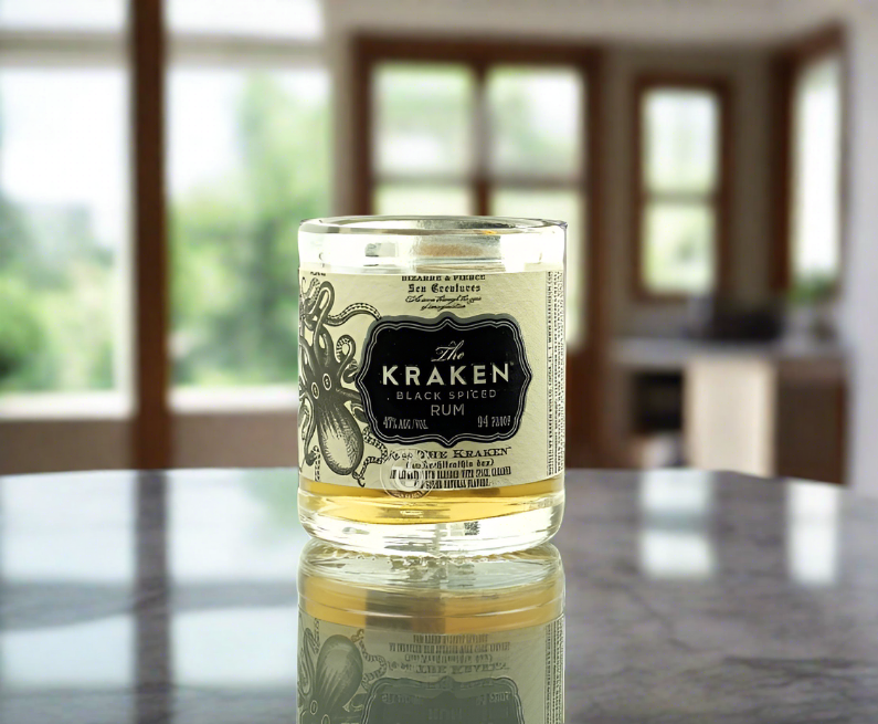 The Kraken Rum Bottle Shot Glass