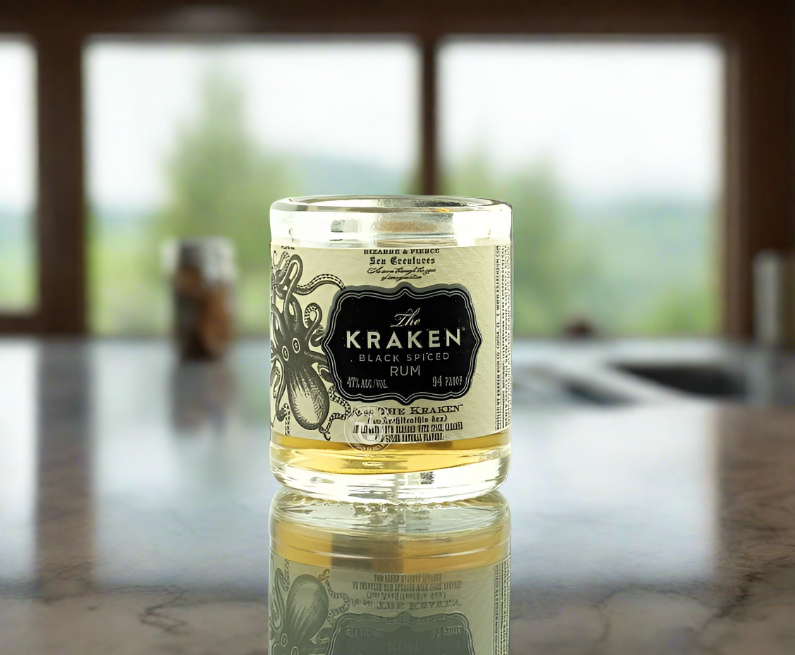 The Kraken Rum Bottle Shot Glass