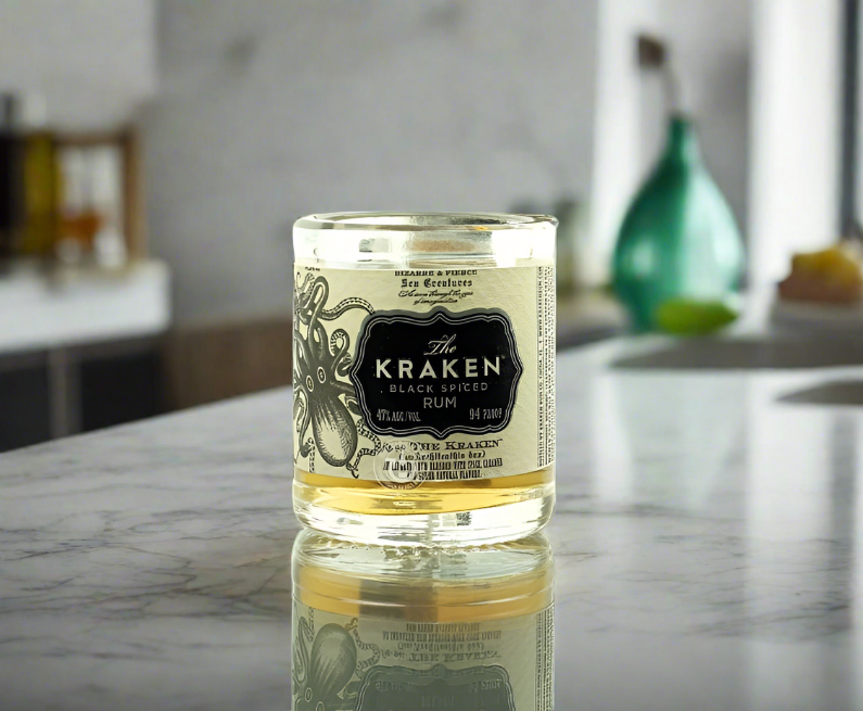 The Kraken Rum Bottle Shot Glass