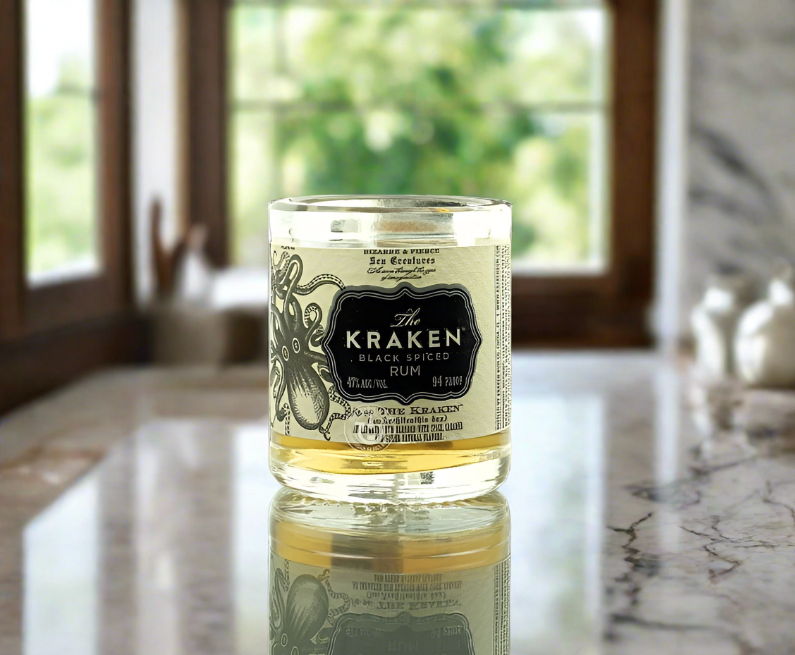 The Kraken Rum Bottle Shot Glass