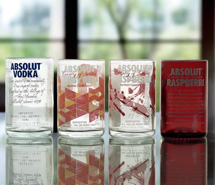Absolut Vodka Bottle Shot Glass Plus