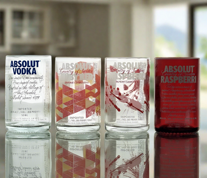 Absolut Vodka Bottle Shot Glass Plus