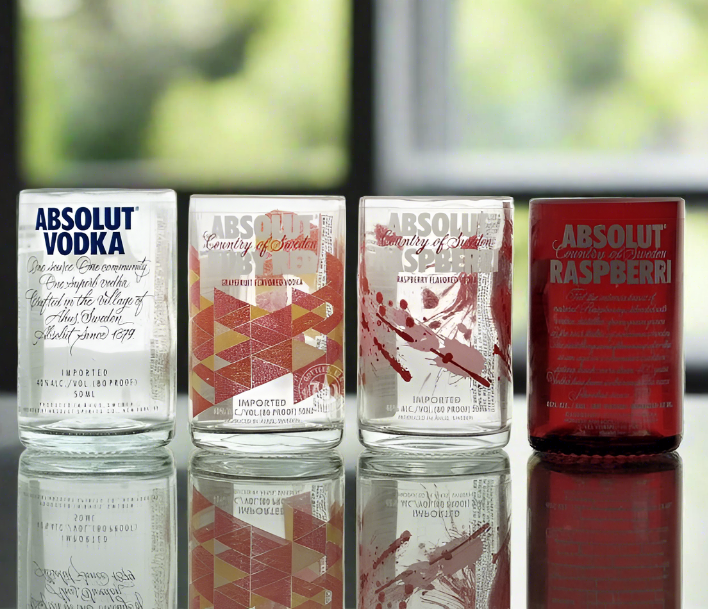 Absolut Vodka Bottle Shot Glass Plus