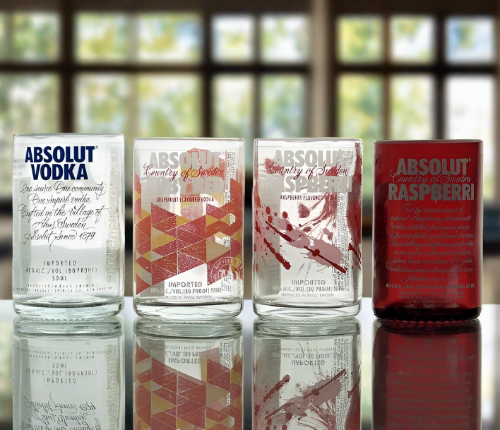Absolut Vodka Bottle Shot Glass Plus