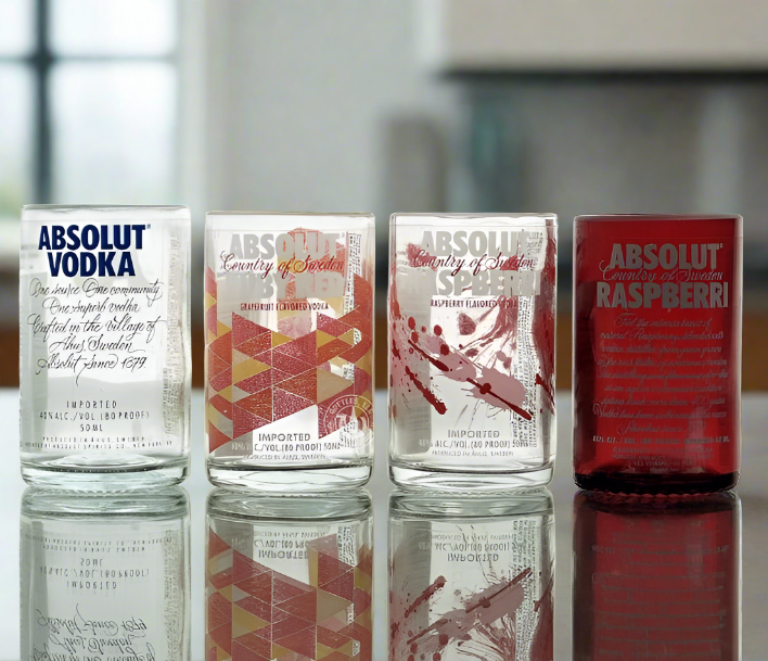 Absolut Vodka Bottle Shot Glass Plus