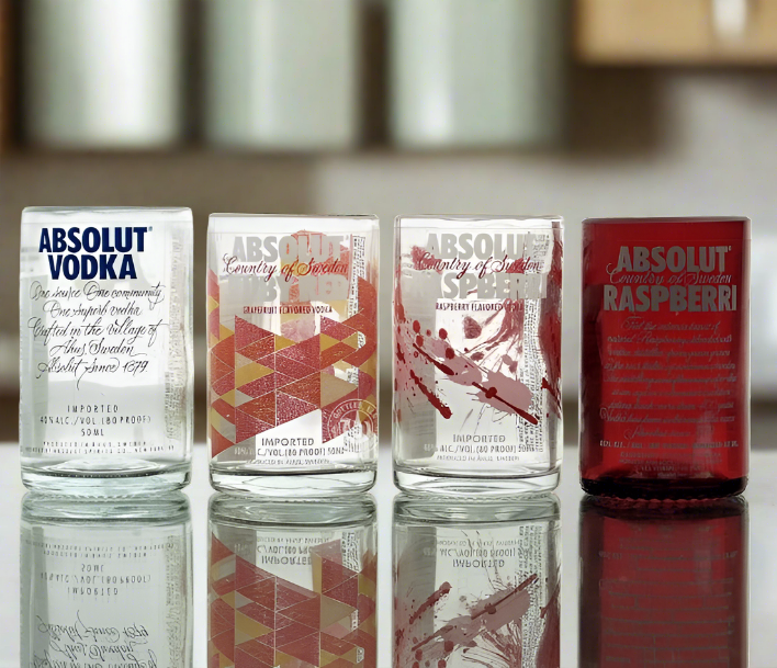 Absolut Vodka Bottle Shot Glass Plus