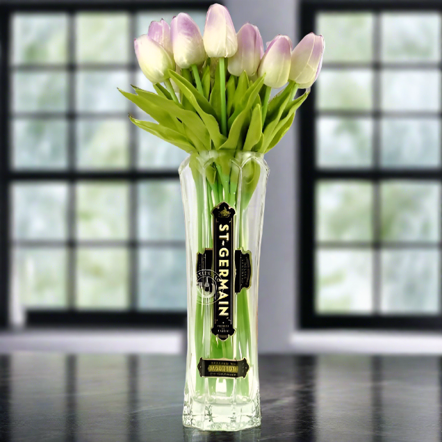St. Germain Liqueur Bottle Vase