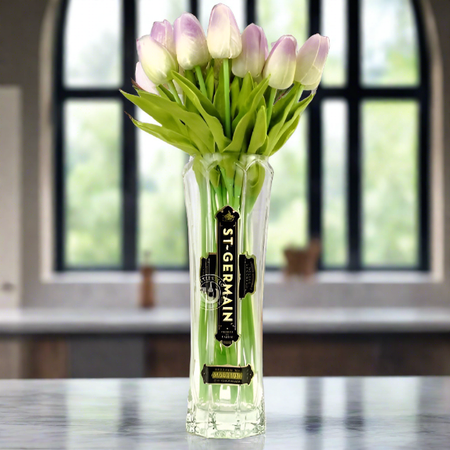 St. Germain Liqueur Bottle Vase