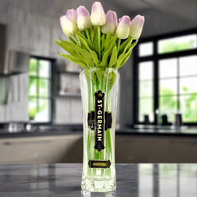 St. Germain Liqueur Bottle Vase