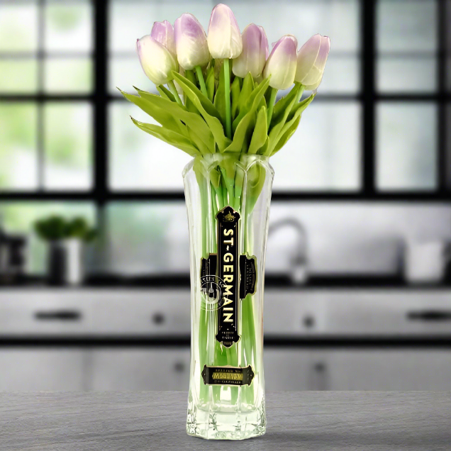 St. Germain Liqueur Bottle Vase