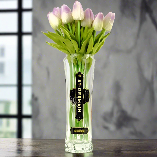 St. Germain Liqueur Bottle Vase