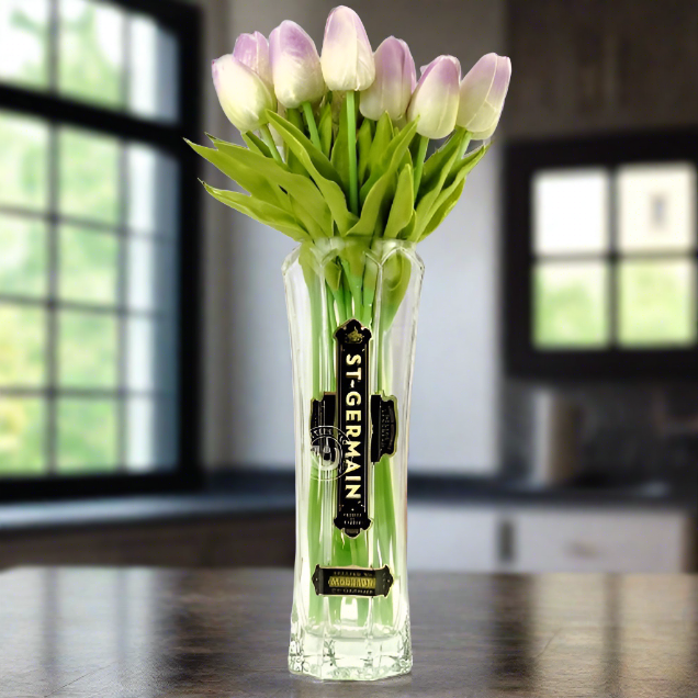 St. Germain Liqueur Bottle Vase