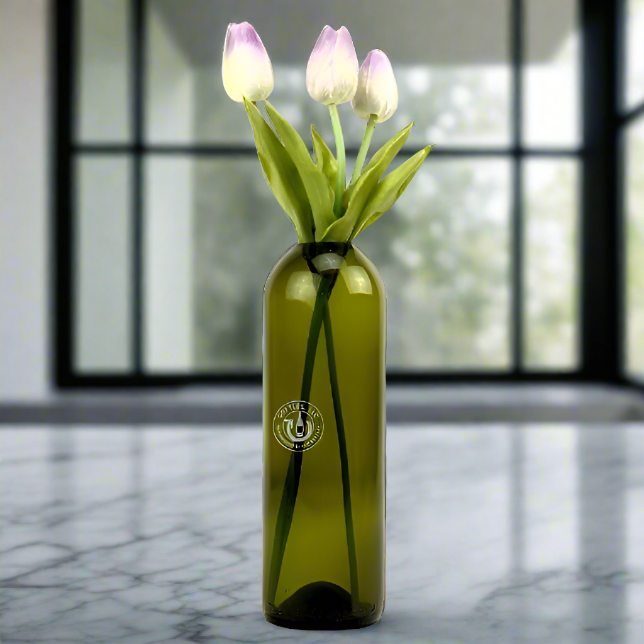 Wine Bottle Pod Vase