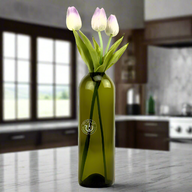 Wine Bottle Pod Vase