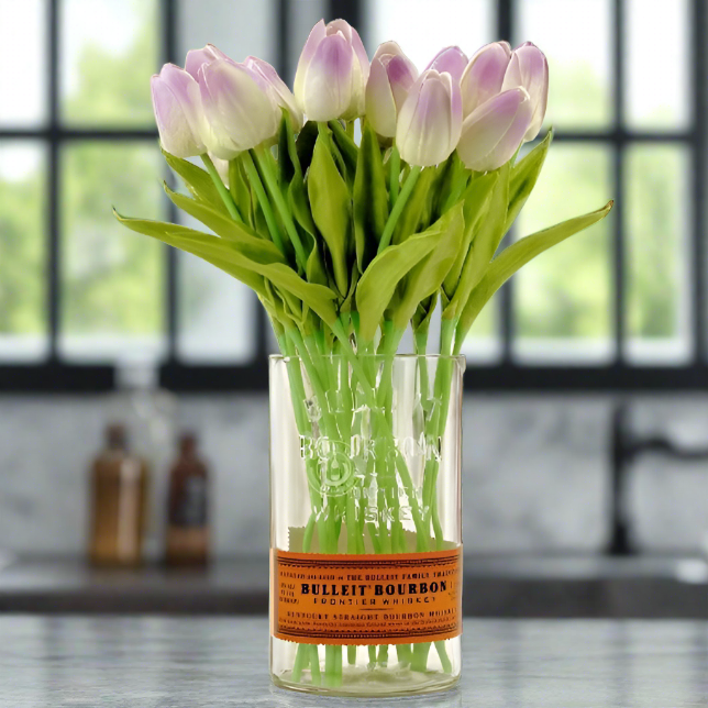 Bulleit Bourbon Whiskey Bottle Vase