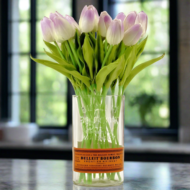 Bulleit Bourbon Whiskey Bottle Vase