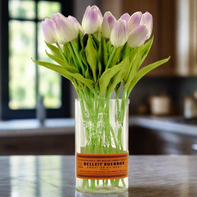 Bulleit Bourbon Whiskey Bottle Vase