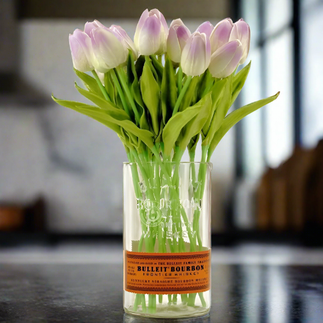 Bulleit Bourbon Whiskey Bottle Vase