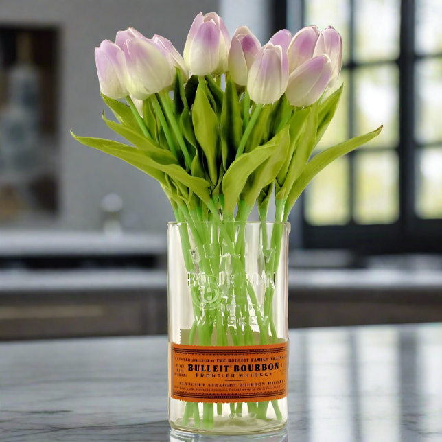 Bulleit Bourbon Whiskey Bottle Vase